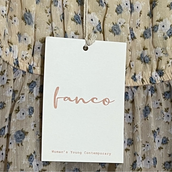 Franco Puff Sleeve Crop Top with Sheer Bottom - Picture 5 of 6